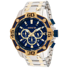 Invicta Men's Chronograph Watch - Pro Diver Quartz Two Tone Steel Bracelet | 33845