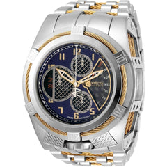 Invicta Men's Chronograph Watch - Reserve Bolt Blue and Black Dial Bracelet | 31624