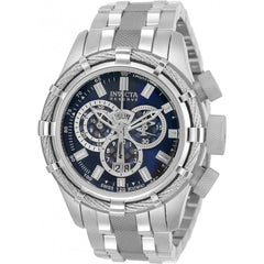 Invicta Men's Chronograph Watch - Reserve Bolt Blue and Silver Dial Bracelet | 33308
