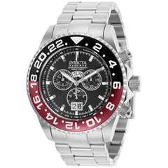 Invicta Men's Chronograph Watch - Reserve Pro Diver Black and Red Bezel | 29558