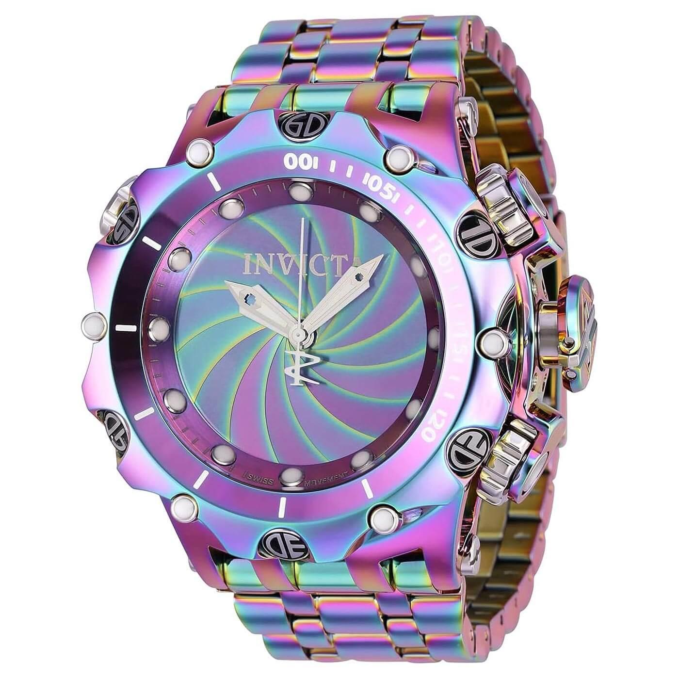 Invicta Men's Chronograph Watch - Reserve Venom Iridescent