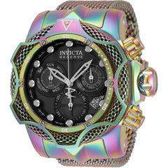 Invicta Men's Chronograph Watch - Reserve Venom Quartz Black Dial Bracelet | 35052