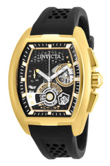 Invicta Men's Chronograph Watch - S1 Rally Black Dial Black Rubber Strap | 26398