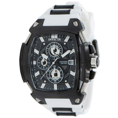 Invicta Men's Chronograph Watch - S1 Rally Diablo Quartz Black and White Strap | 37795