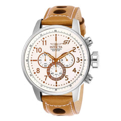 Invicta Men's Chronograph Watch - S1 Rally Light Brown Leather Strap | 25725