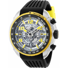 Invicta Men's Chronograph Watch - S1 Rally Quartz Black Silicone Rubber Strap | 36365