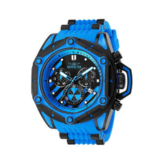 Invicta Men's Chronograph Watch - Sea Monster Blue and Black Dial Strap | 34787