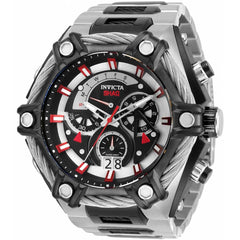 Invicta Men's Chronograph Watch - Shaq Quartz Black and Silver Dial Bracelet | 33680