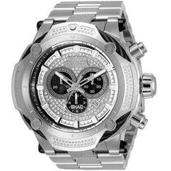Invicta Men's Chronograph Watch - Shaq Silver Tone Stainless Steel Bracelet | 33671