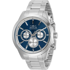Invicta Men's Chronograph Watch - Specialty Blue Dial Stainless Steel Bracelet | 30981