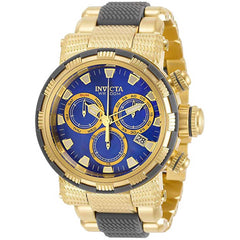 Invicta Men's Chronograph Watch - Specialty Blue MOP Dial Two Tone Bracelet | 31184