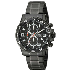 Invicta Men's Chronograph Watch - Specialty Quartz Black Dial Steel Bracelet | 14880
