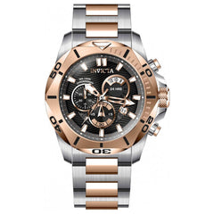 Invicta Men's Chronograph Watch - Speedway Black and Rose Gold Dial Bracelet | 32271