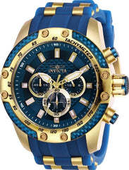 Invicta Men's Chronograph Watch - Speedway Blue Glass Fiber Dial | 25941