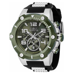 Invicta Men's Chronograph Watch - Speedway Quartz Silver and Black Strap | 40894