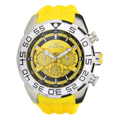 Invicta Men's Chronograph Watch - Speedway Quartz Yellow Silicone Strap | 26298