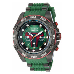 Invicta Men's Chronograph Watch - Star Wars Boba Fett Green and Black Strap | 40092