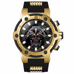 Invicta Men's Chronograph Watch - Star Wars Darth Vader Black Dial Strap | 41166