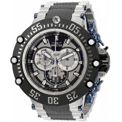 Invicta Men's Chronograph Watch - Subaqua Black and Silver Tone Dial Bracelet | 32110