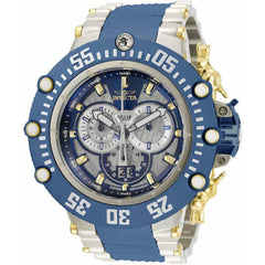 Invicta Men's Chronograph Watch - Subaqua Blue and Silver Tone Dial Bracelet | 32113