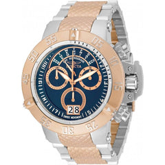 Invicta Men's Chronograph Watch - Subaqua Blue Dial Two Tone Bracelet | 31884