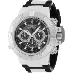 Invicta Men's Chronograph Watch - Subaqua Noma III Black and Silver Dial Strap | 38995
