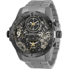 Invicta Men's Chronograph Watch - U.S. Army Camouflage Dial Titanium Bracelet | 32059