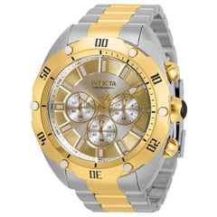 Invicta Men's Chronograph Watch - Venom Silver and Gold Tone Dial Bracelet | 33751