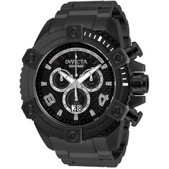 Invicta Men's Diamond Watch - Shaq Chronograph Carbon Fiber Black Dial | 33728