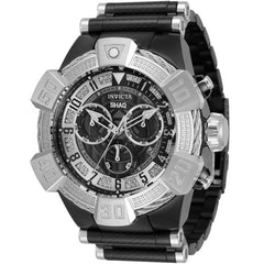 Invicta Men's Diamond Watch - Shaq Two Tone Black and Silver Tone Bracelet | 33667