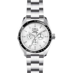 Invicta Men's GMT Watch - Specialty Chronograph Silver Tone Dial Bracelet | 45966