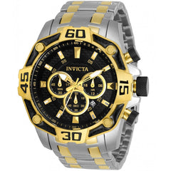 Invicta Men's Japanese Quartz Watch - Pro Diver Chronograph Two Tone Bracelet | 33853