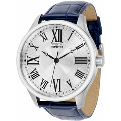 Invicta Men's Japanese Quartz Watch - Vintage Blue Genuine Leather Strap | 35140