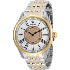 Invicta Men's Japanese Quartz Watch - Vintage Silver and Yellow Gold Bracelet | 36243