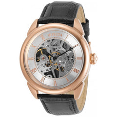 Invicta Men's Mechanical Watch - Specialty Rose Gold Tone Case Black Strap | 31155