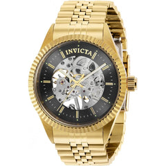 Invicta Men's Mechanical Watch - Specialty Yellow Gold Stainless Steel Case | 36442