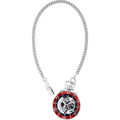 Invicta Men's Pocket Watch - Pro Diver Red Rotating Bezel Chronograph | 35439