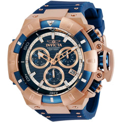 Invicta Men's Quartz Chronograph Watch - Akula Blue and RG Dial Strap | 31900