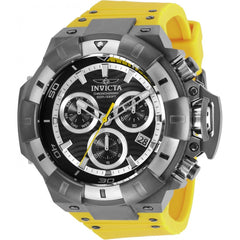 Invicta Men's Quartz Chronograph Watch - Akula Yellow Silicone Rubber Strap | 31893