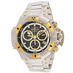 Invicta Men's Quartz Watch - Akula Chronograph Silver Tone Bracelet | 31866