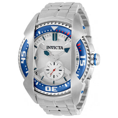 Invicta Men's Quartz Watch - Akula Silver Tone Dial Stainless Steel Bracelet | 32181