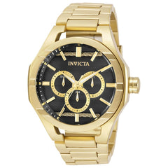 Invicta Men's Quartz Watch - Bolt Black and Gold Tone Dial Bracelet | 31831