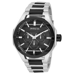 Invicta Men's Quartz Watch - Bolt Black and Silver Tone Dial Bracelet | 31828