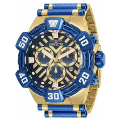Invicta Men's Quartz Watch - Bolt Chronograph Blue and Gold Dial Bracelet | 32283