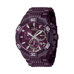 Invicta Men's Quartz Watch - Bolt Chronograph Purple Stainless Steel Bracelet | 40908