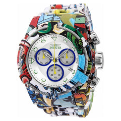 Invicta Men's Quartz Watch - Bolt Chronograph Silver Tone Dial Bracelet | 32414