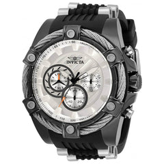 Invicta Men's Quartz Watch - Bolt Chronograph White Dial Strap | 32698