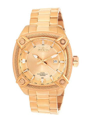 Invicta Men's Quartz Watch - Bolt Rose Gold Plated Stainless Steel Bracelet | 31386