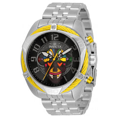Invicta Men's Quartz Watch - Britto Chronograph Silver Tone Steel Bracelet | 33523