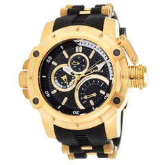 Invicta Men's Quartz Watch - Coalition Forces Black and Yellow Gold Strap | 30389